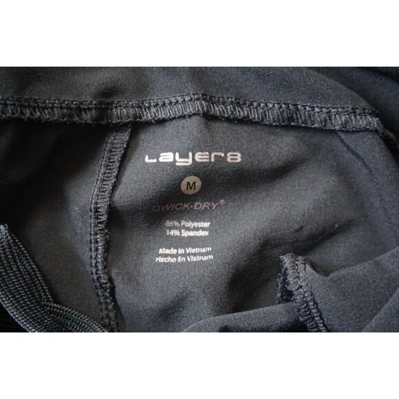 Layer8 Men Black Quick-Dry Joggers – Size M - Picture 5 of 8